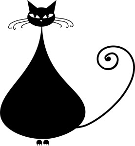 #Naklejka na ścianę Kot 40