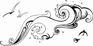 #Naklejka ścienna Fala 2