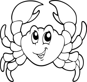 #Naklejka na ścianę dla dzieci Krab 77