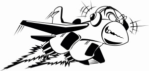 #Naklejka na ścianę dla dzieci Samolot 40