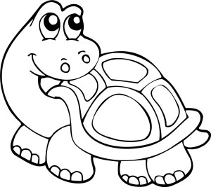 #Naklejka na ścianę dla dzieci Żółw 75