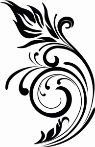 #Naklejka ścienna Ornament 59