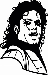 #Naklejka na ścianę Michael Jackson 33
