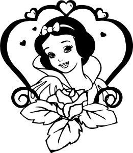 #Naklejka na ścianę Królewna Śnieżka 141