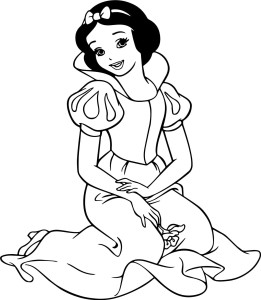 #Naklejka na ścianę dla dzieci Królewna Śnieżka 139