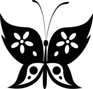 Naklejka na ścianę Motyl 61