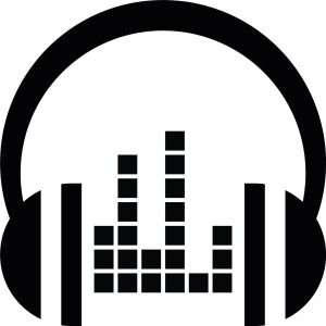 #Naklejka na ścianę Słuchawki 2