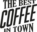Napis ścienny The Best Coffee in Town – dekoracja ścienna cafe