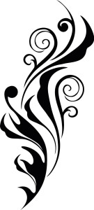 #Naklejka na ścianę Ornament 92