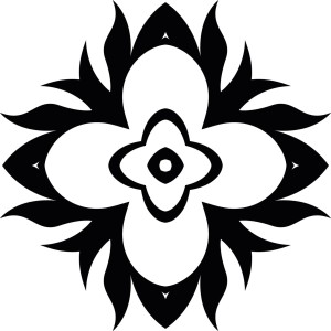 #Naklejka na ścianę Ornament 99