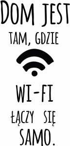 #Napis na ścianę do przedpokoju 19