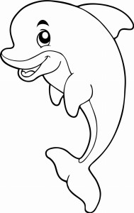 #Naklejka ścienna dla dzieci Delfin 79