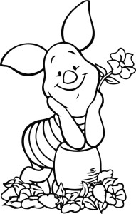 #Naklejka na ścianę dla dziecka Prosiaczek 104