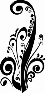 #Naklejka ścienna Ornament 34