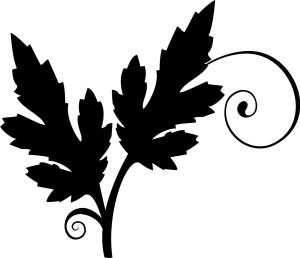 #Naklejka ścienna Liście 58