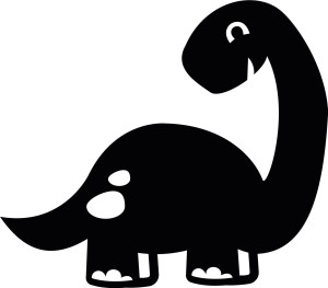 #Naklejka na ścianę dla dzieci Dinozaur 3