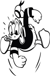 #Naklejka ścienna Kaczor Donald 131