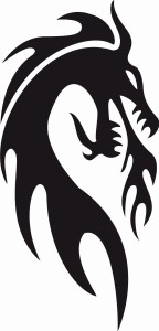 Naklejka ścienna Smok 30