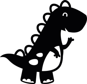 #Naklejka na ścianę dla dzieci Dinozaur 7