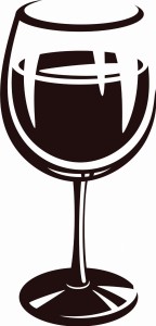 Naklejka na ścianę wino 162