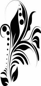 #Naklejka ścienna Ornament 4