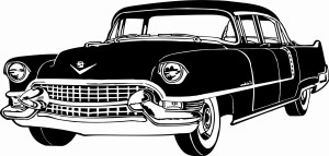 Naklejka na ścianę Cadillac 79