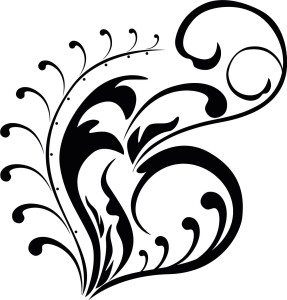 #Naklejka ścienna Ornament 94