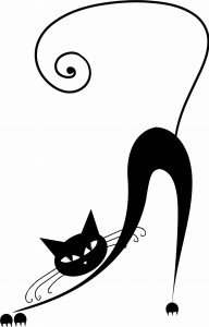 #Naklejka na ścianę Kot 31