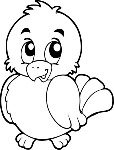 #Naklejka na ścianę dla dzieci Ptak 97