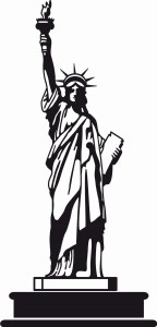 #Naklejka ścienna Statua Wolności 5