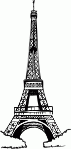 #Naklejka ścienna Wieża Eiffla 37