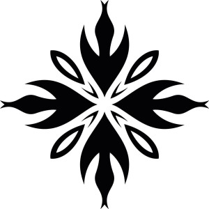 #Naklejka na ścianę Ornament 102