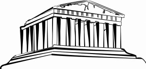 #Naklejka ścienna Panteon 20