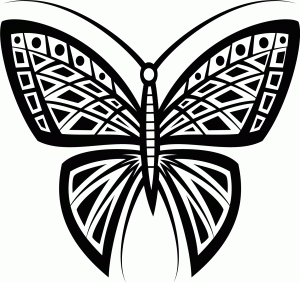 Naklejka na ścianę Motyl 68