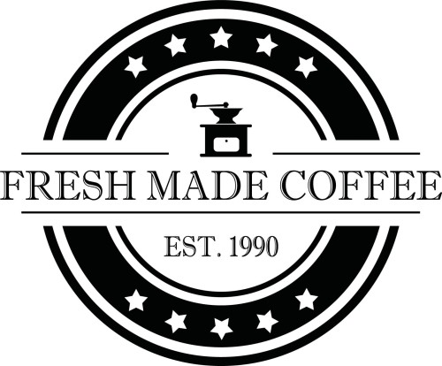 Naklejka ścienna Fresh Made Coffee – klasyczna ozdoba do kawiarni i kuchni