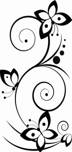 #Naklejka ścienna Motylki 30