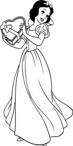 #Naklejka ścienna Królewna Śnieżka  95