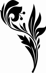 #Naklejka ścienna Kwiat 40