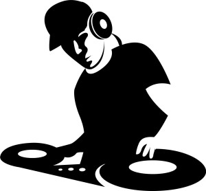 #Naklejka ścienna DJ 12