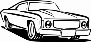 Naklejka ścienna auto sportowe 23