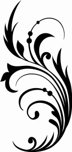 #Naklejka na ścianę Ornament 52