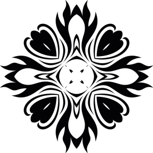 #Naklejka na ścianę Ornament 100