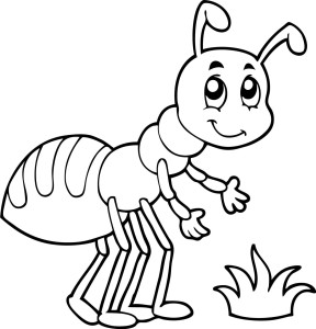 #Naklejka na ścianę dla dzieci Mrówka 38