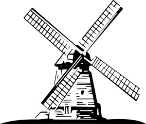 #Naklejka na ścianę Wiatrak 2