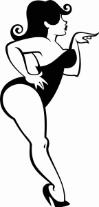 Naklejka ścienna Pin-up Girl 31