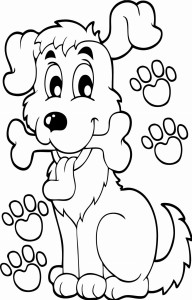 #Naklejka ścienna dla dzieci Pies 49