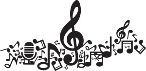 #Naklejka na ścianę Nuty 11