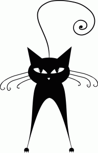 #Naklejka na ścianę Kot 38