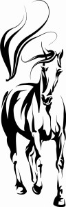 #Naklejka na ścianę Koń 1