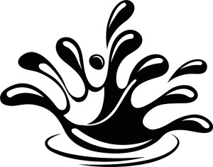 Naklejka ścienna Plusk wody 38